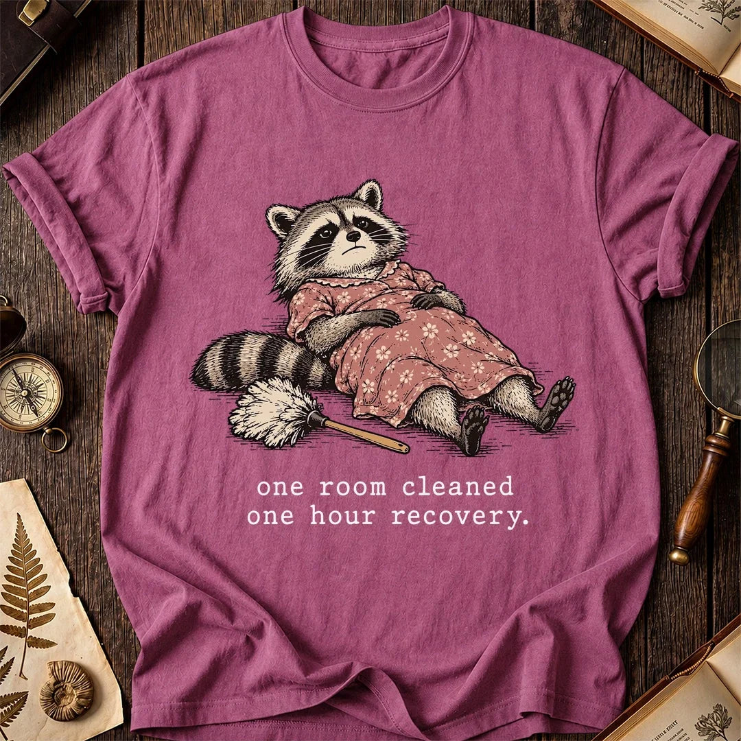 Room Clean Raccoon T-Shirt product image 3