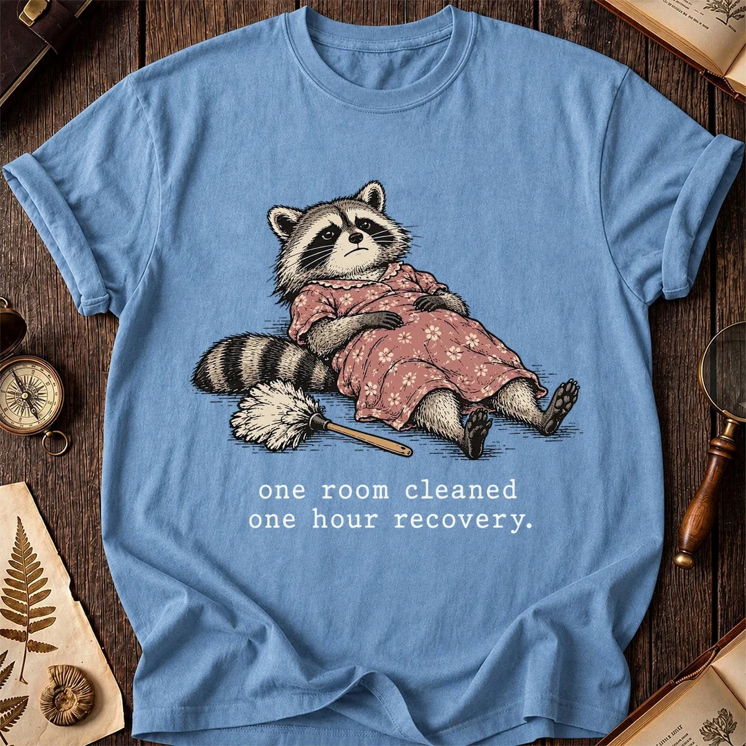Room Clean Raccoon T-Shirt product image 4