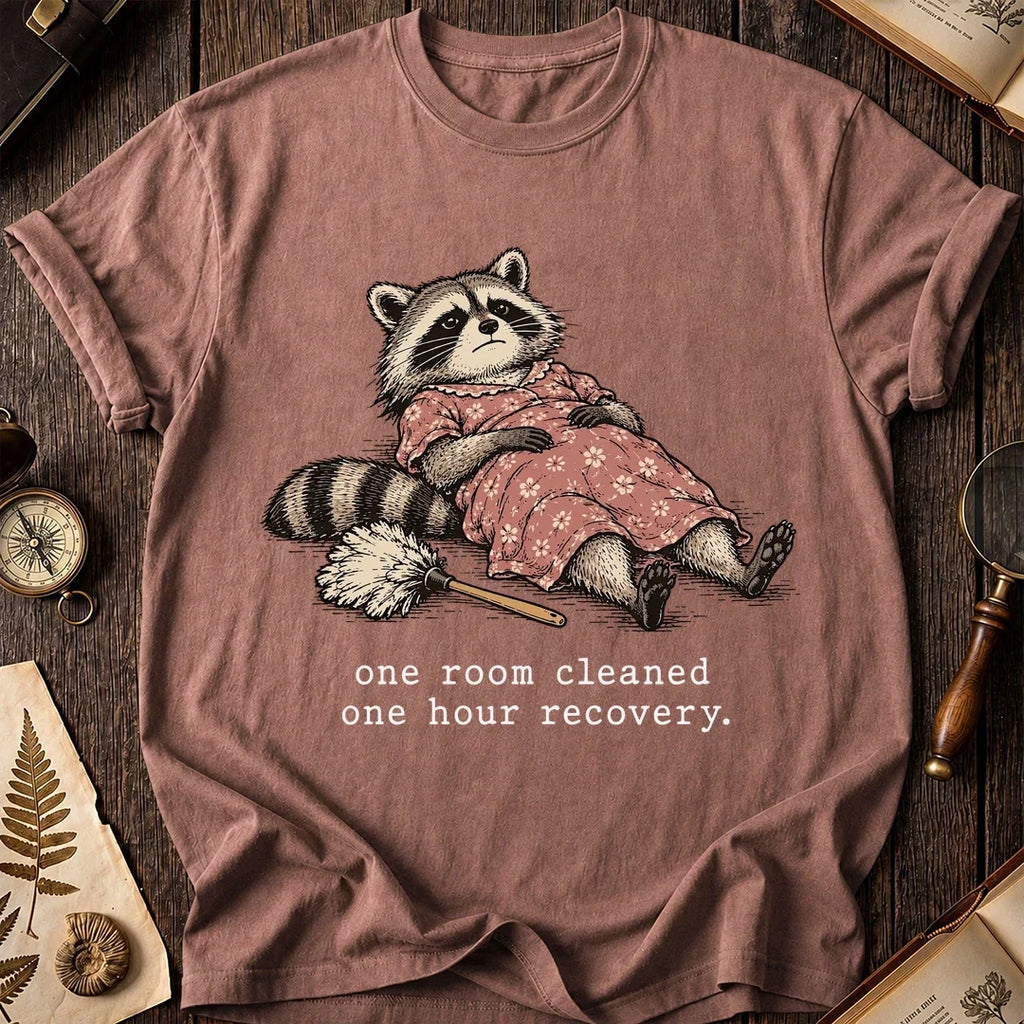 Room Clean Raccoon T-Shirt product image 8