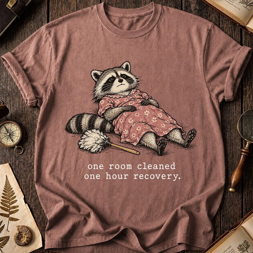 Room Clean Raccoon T-Shirt product image 8