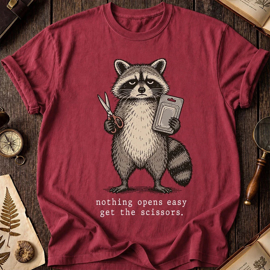 Scissors Raccoon T-Shirt product image 5