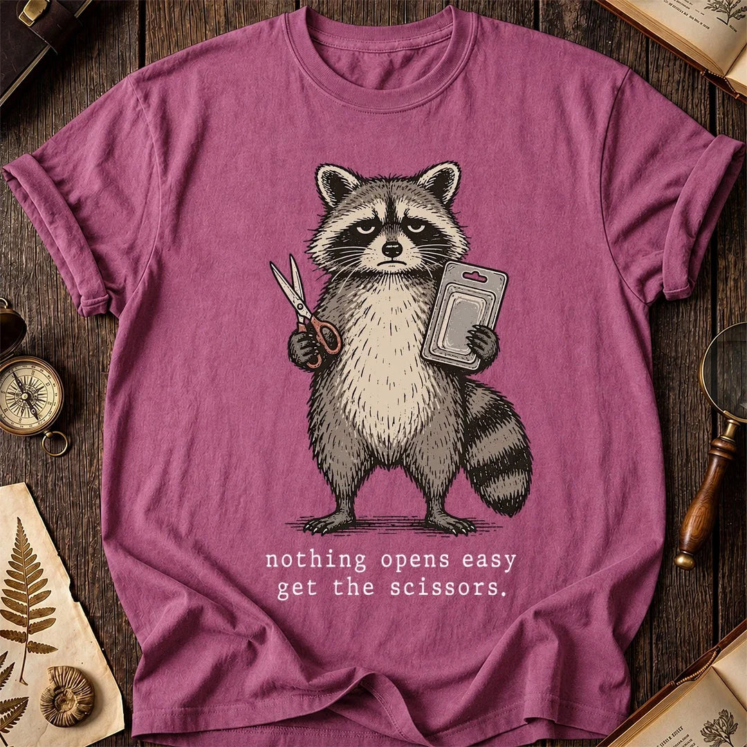 Scissors Raccoon T-Shirt product image 3