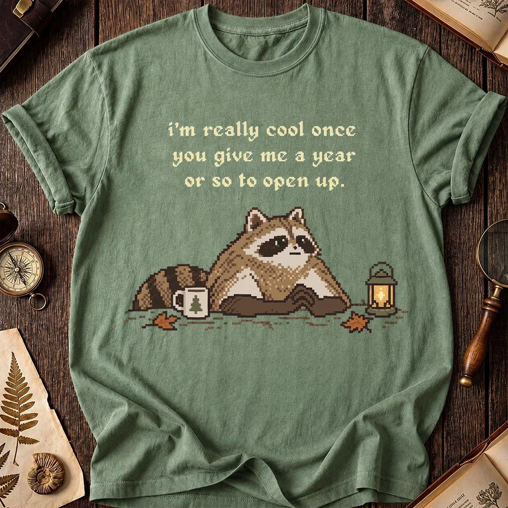Shy Raccoon T-Shirt product image 1