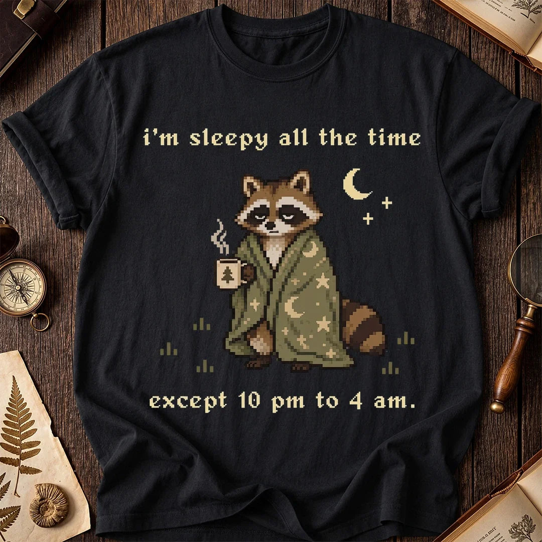 Sleepy Raccoon T-Shirt product image 2
