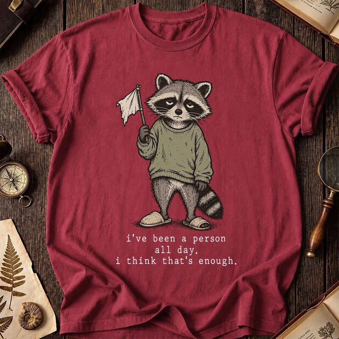 Socially Done Raccoon T-Shirt product image 5