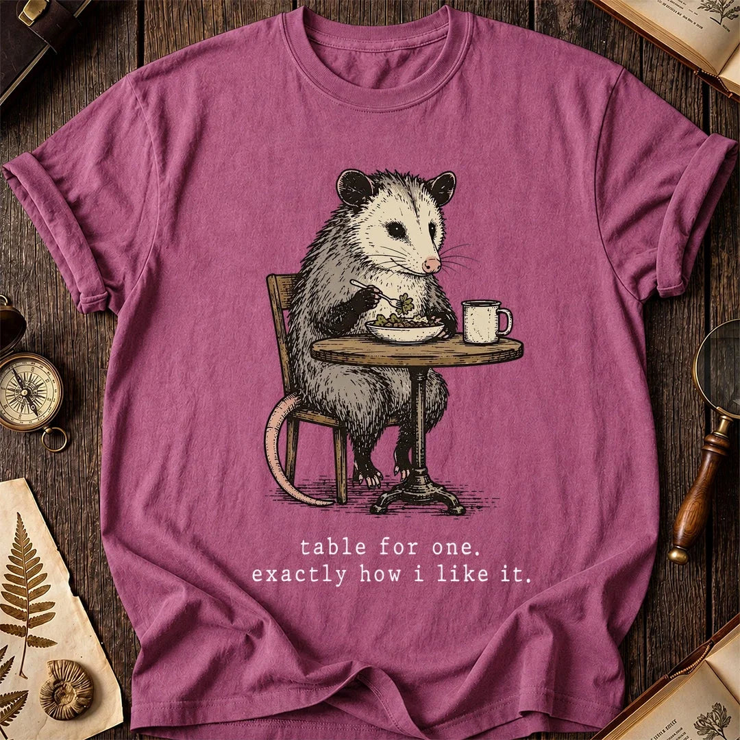Table of One Possum T-Shirt product image 3