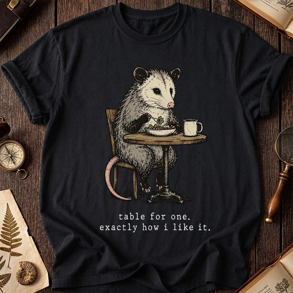 Table of One Possum T-Shirt product image 2