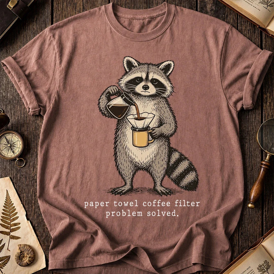 Towel Brew Raccoon T-Shirt product image 8