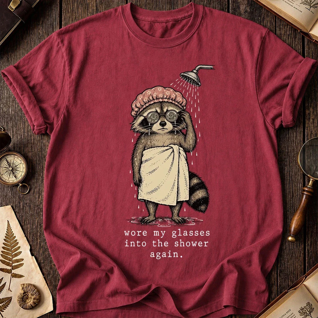 Wet Shower Raccoon T-Shirt product image 5