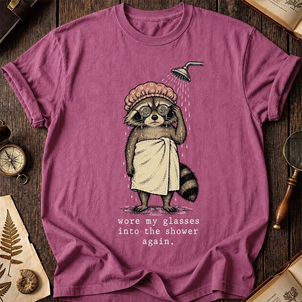 Wet Shower Raccoon T-Shirt product image 3
