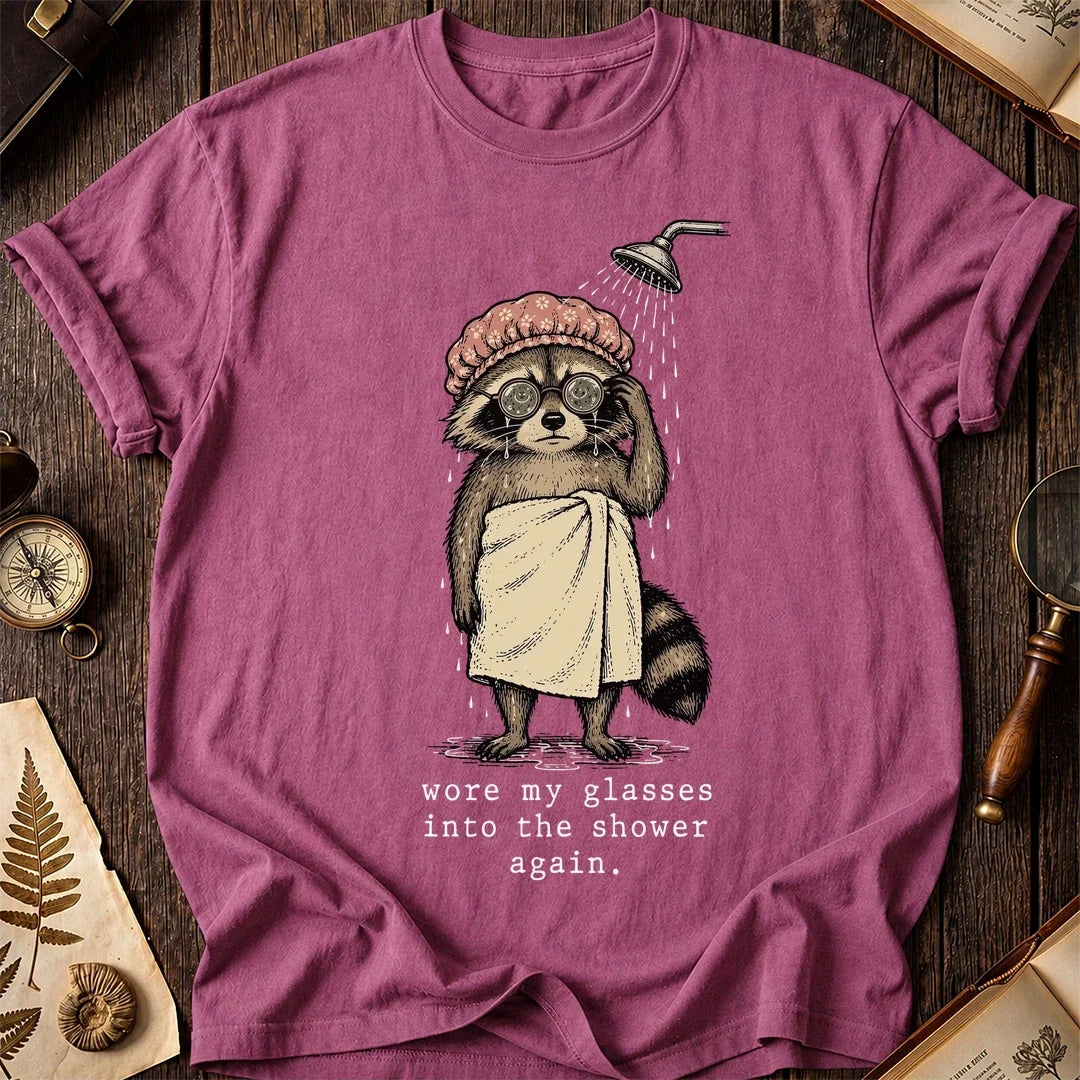 Wet Shower Raccoon T-Shirt product image 3