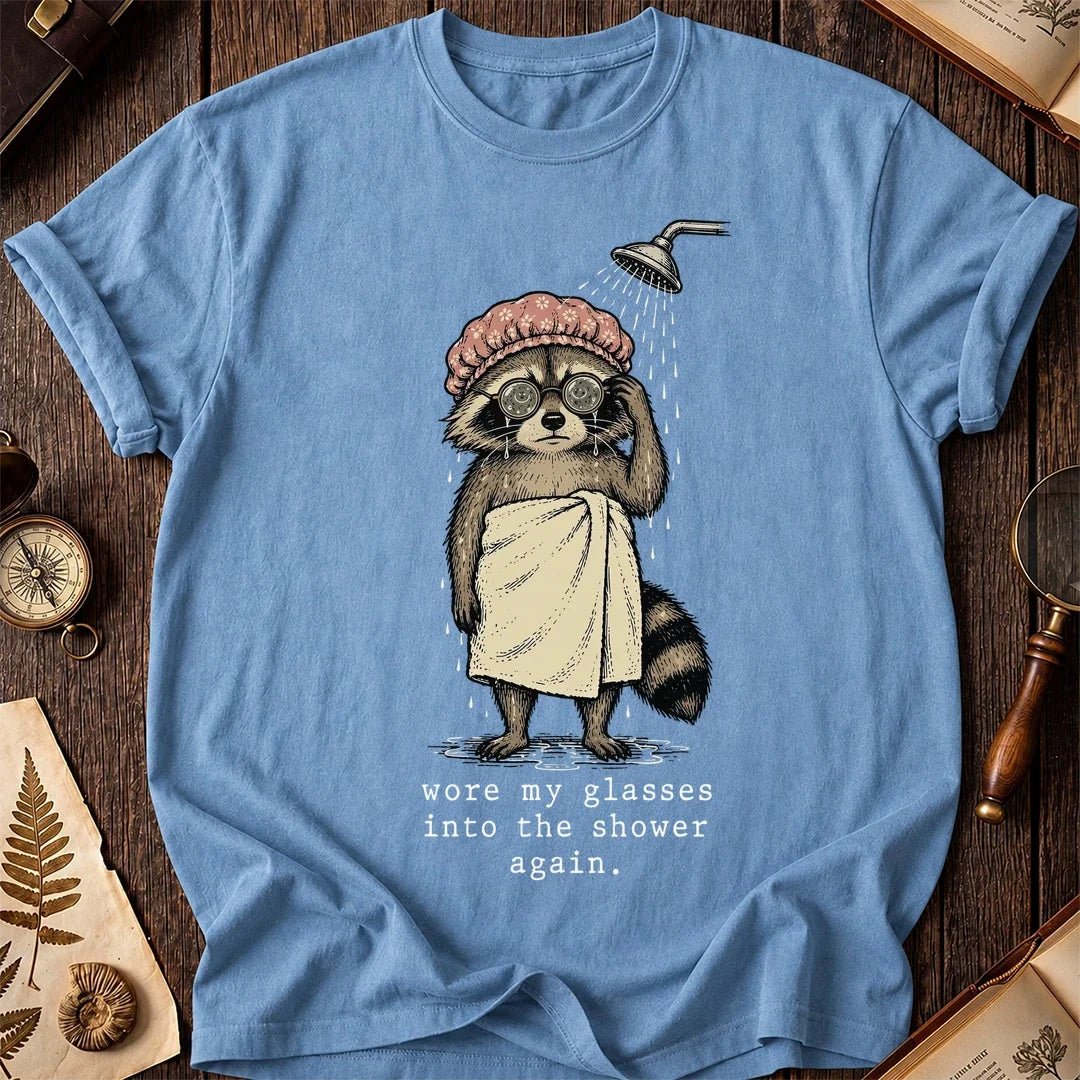 Wet Shower Raccoon T-Shirt product image 4