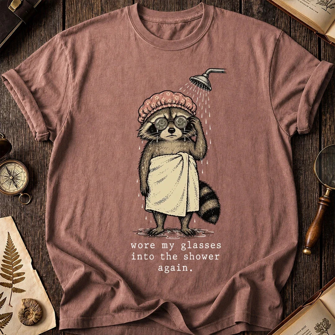 Wet Shower Raccoon T-Shirt product image 8