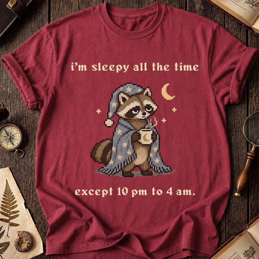 Wide Awake Raccoon T-Shirt product image 5