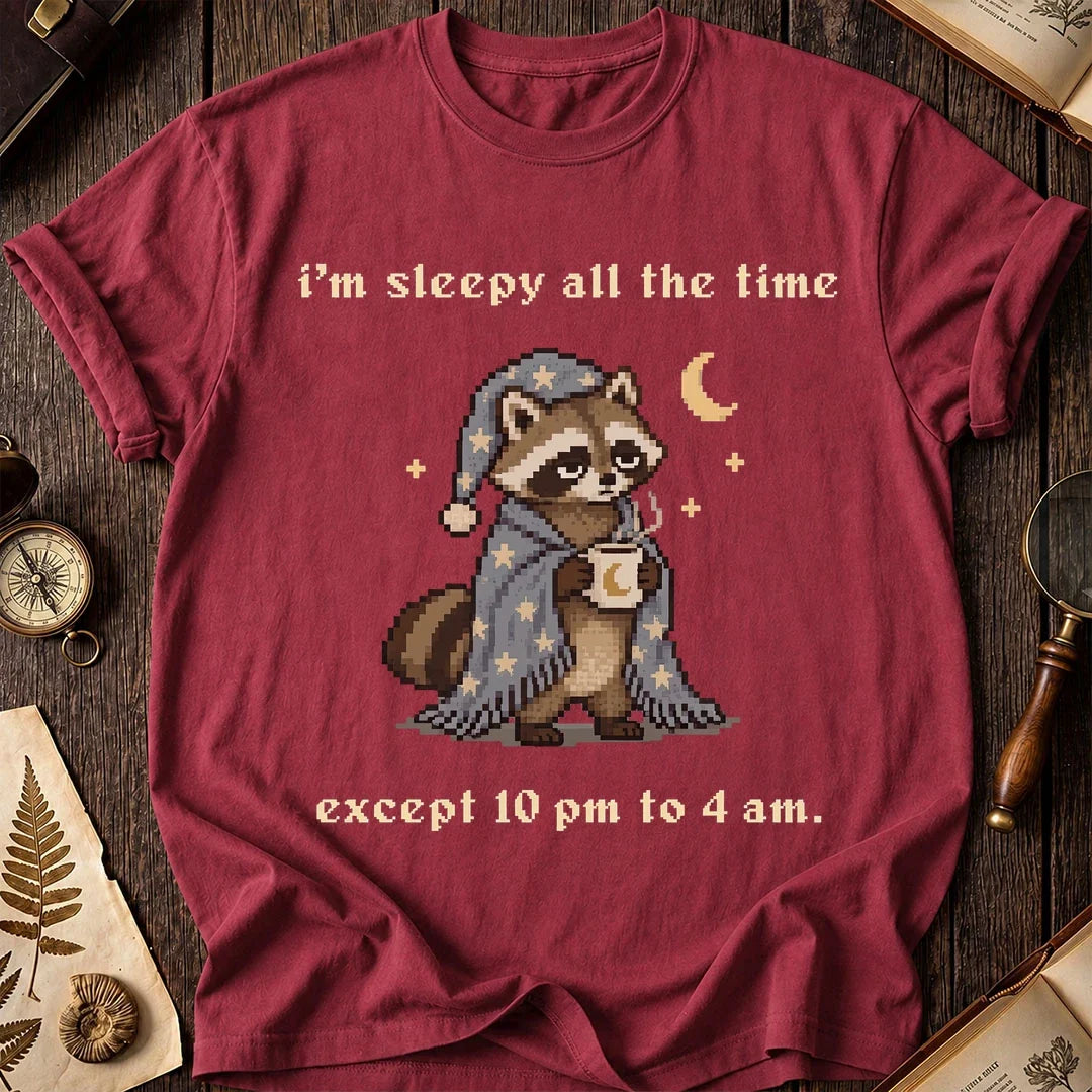 Wide Awake Raccoon T-Shirt product image 5