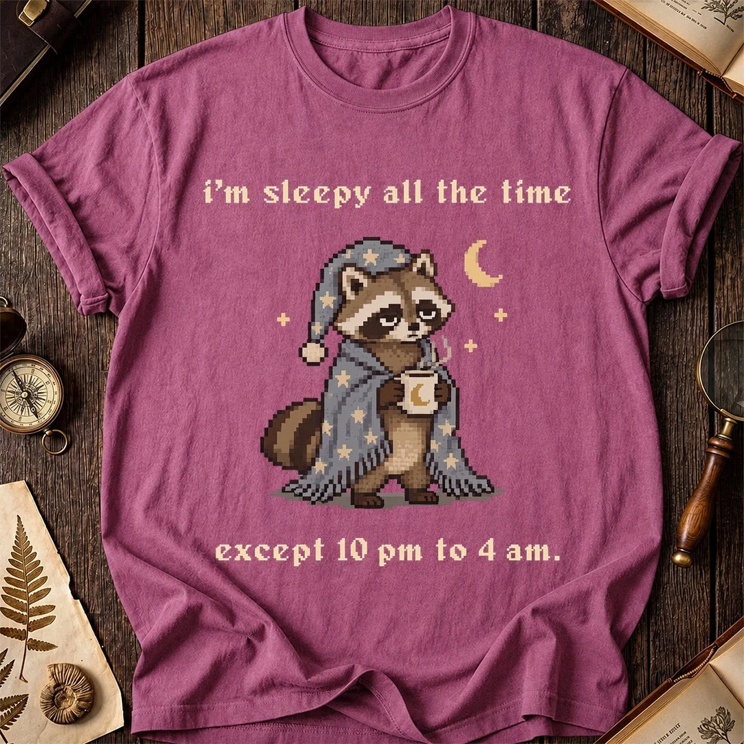 Wide Awake Raccoon T-Shirt product image 3