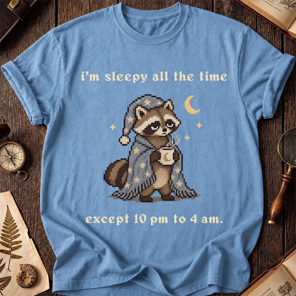 Wide Awake Raccoon T-Shirt product image 4