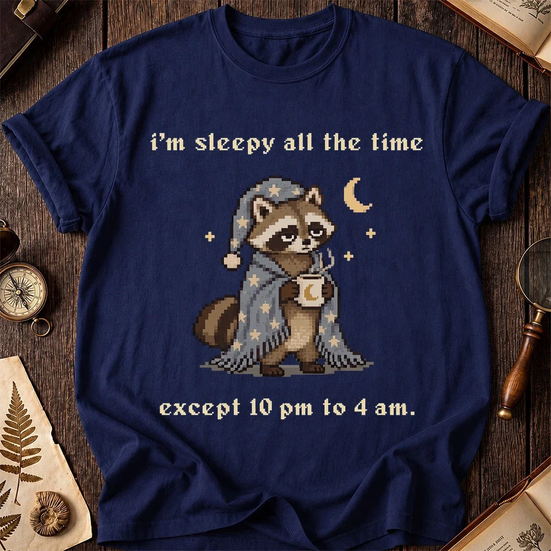Wide Awake Raccoon T-Shirt product image 7