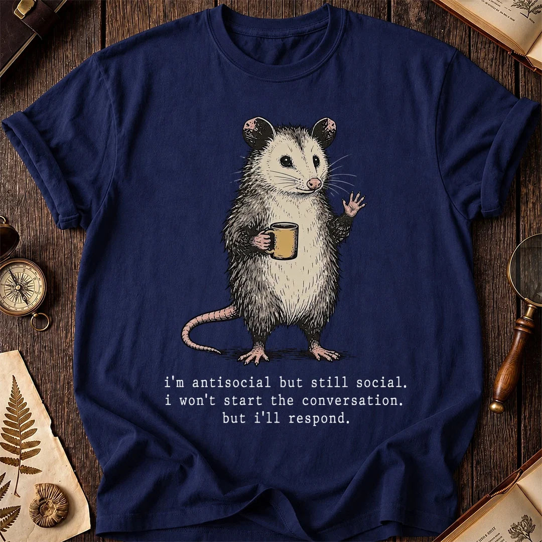 Will Respond Possum T-Shirt product image 7
