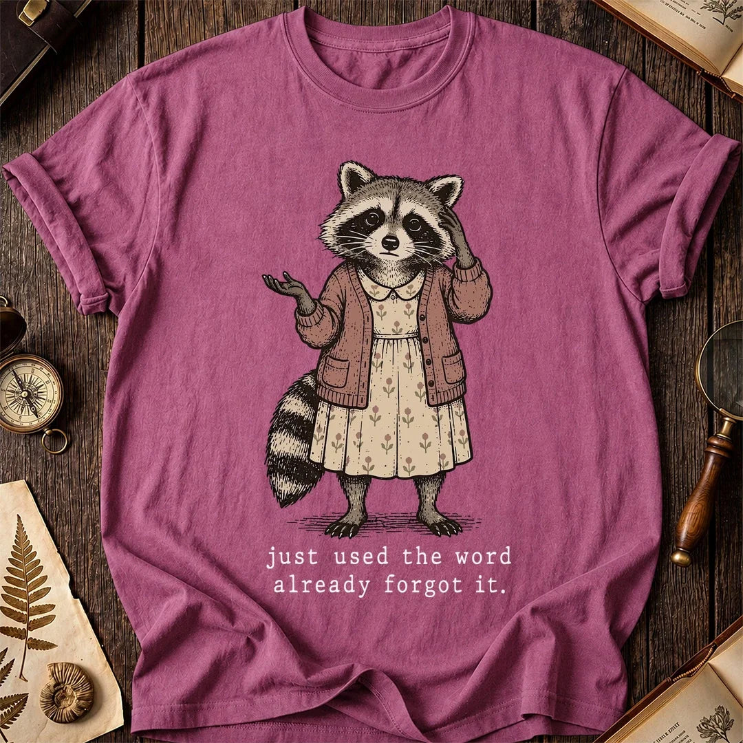 Word Gone Raccoon T-Shirt product image 3