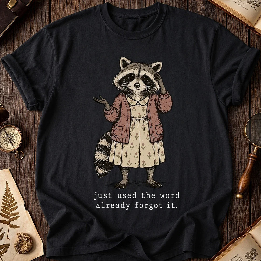 Word Gone Raccoon T-Shirt product image 2