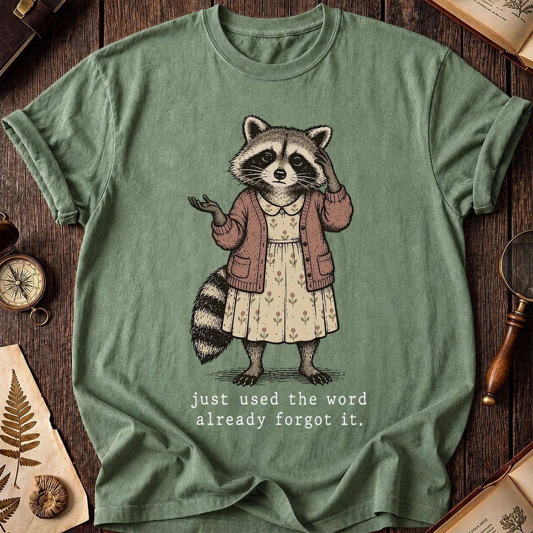 Word Gone Raccoon T-Shirt product image 1